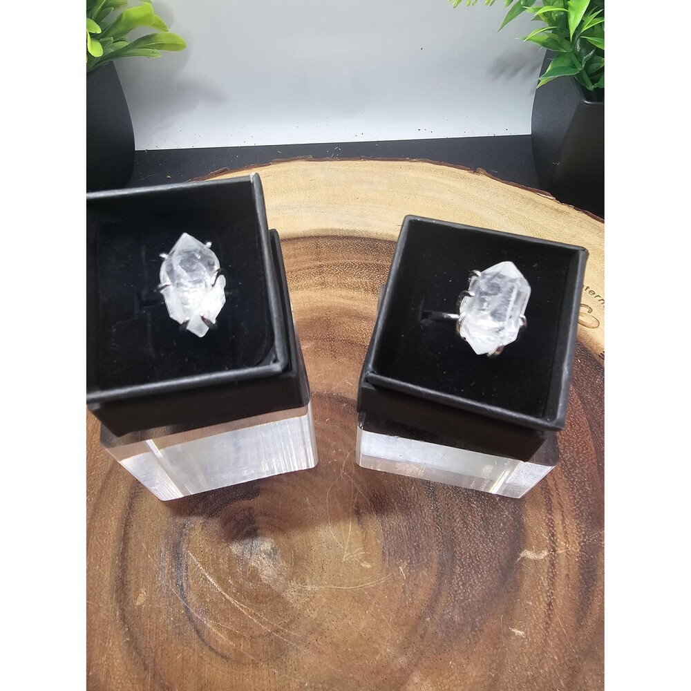 Herkimer Diamond Rings
